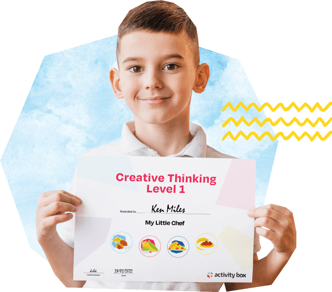 Creative Thinking Certificate - Celebrate your child's acheivement